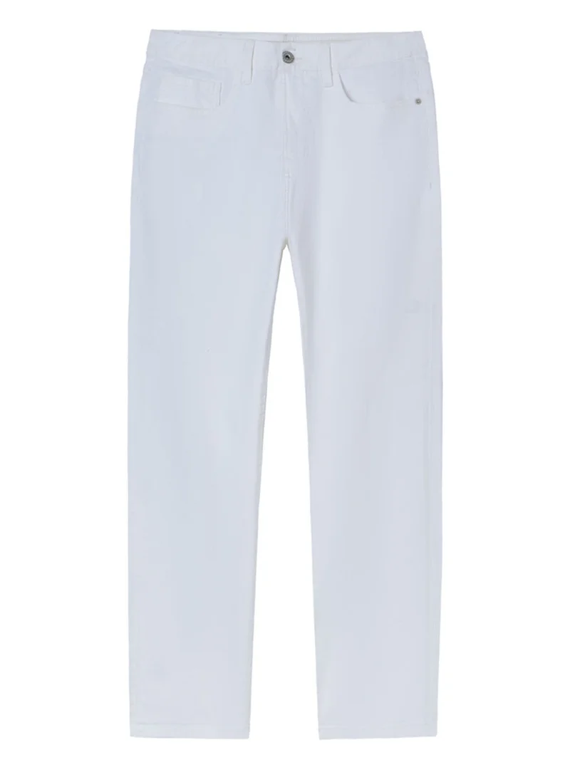 Giordano  Men’s Skinny Taper Stretch Denim Jeans with Elastic Waist for Men | Best Price UAE